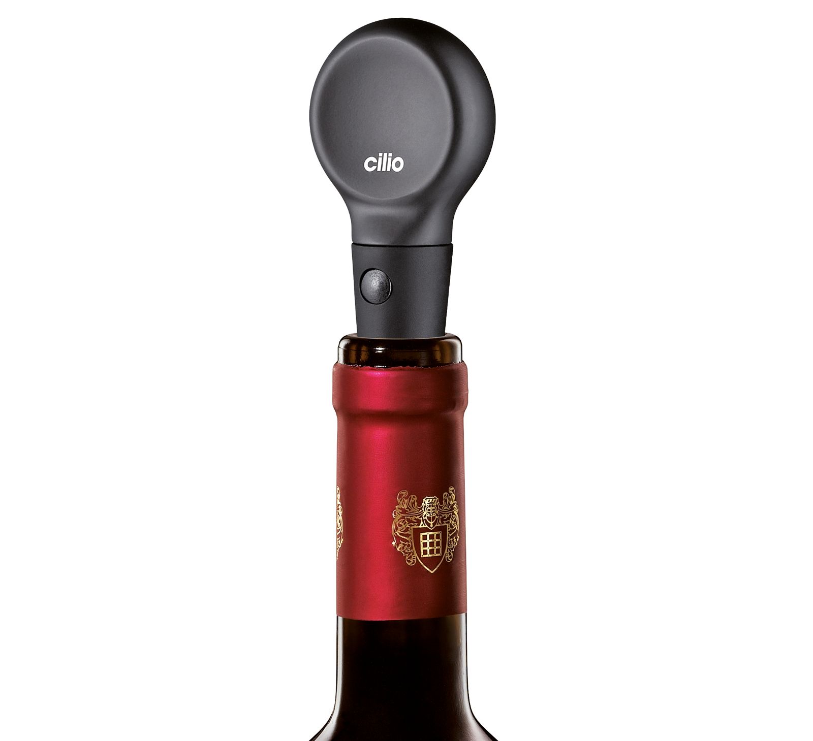 151442 Praktický černý uzávěr na lahve 17 až 21 mm od CILIO